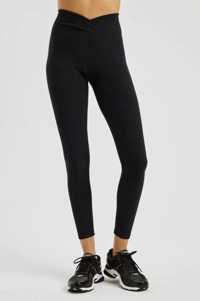 Year Of Ours Stretch Veronica Legging In Heather Black