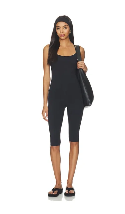 Year Of Ours Studio Capri Onesie In Black