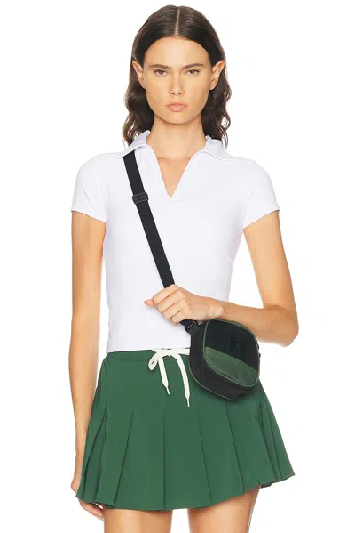 Year Of Ours Studio Polo Tee In White