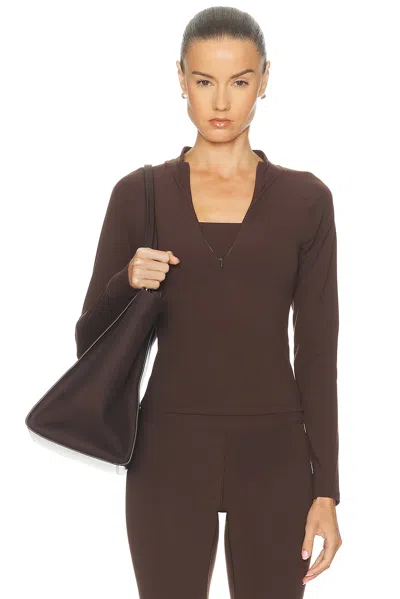 Year Of Ours Studio Pullover In Brown