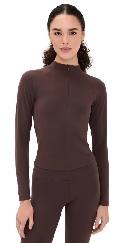 Year Of Ours Studio Pullover Dark Oak In Brown