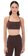 Year Of Ours Studio Racer Bralette Dark Oak In Brown