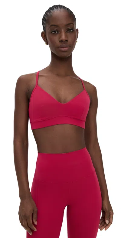 Year Of Ours Studio V Bralette Cinnamon In Pink