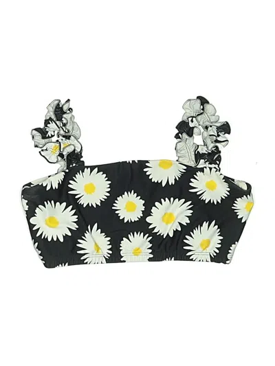 Pre-owned Year Of Ours Swimsuit Top Black Swimwear