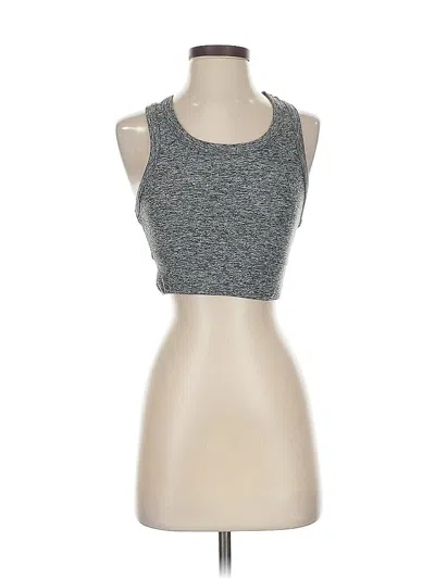 Pre-owned Year Of Ours Tank Top Gray Strapless Neckline Tops