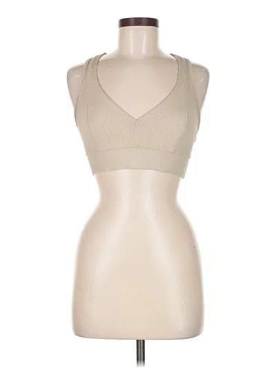 Pre-owned Year Of Ours Tank Top Tan Halter Neckline Tops In Brown