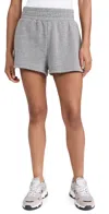 Year Of Ours The Pe Sweatshort Heathered Grey In Heathered Grey