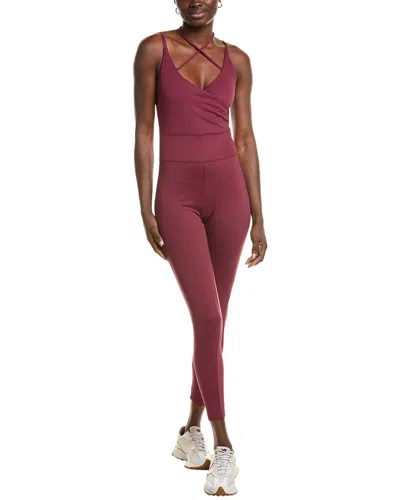 Year Of Ours The Sasha Jumpsuit In Red