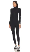 Year Of Ours Women's Long-sleeve Thermal Jumpsuit In Black