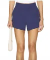 Year Of Ours Track Short In Navy In Blue