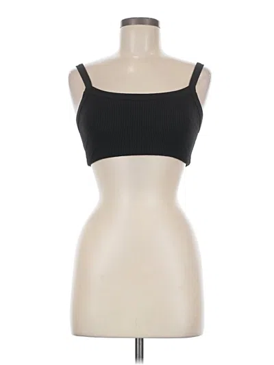Pre-owned Year Of Ours Tube Top Black Strapless Neckline Tops