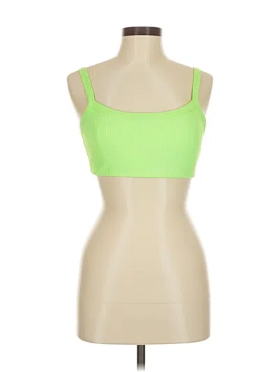 Pre-owned Year Of Ours Tube Top Green Strapless Neckline Tops