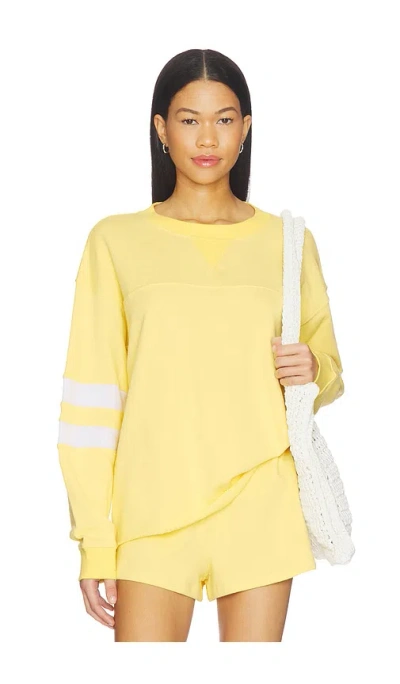 Year Of Ours Varsity Sweatshirt In Yellow
