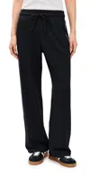Year Of Ours Warm Up Pants Black/white In Black