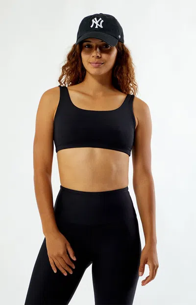 Year Of Ours Women's Active Black Scoop Sports Bra