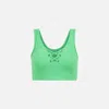 Year Of Ours Women's Ribbed Football Bra In Green Watermelon In Green