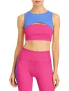 YEAR OF OURS WOMENS CUT-OUT WORKOUT SPORTS BRA