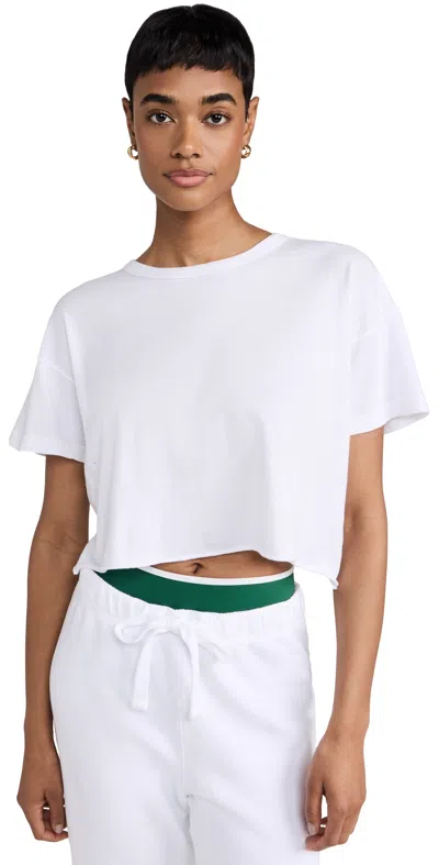 Year Of Ours Yos Cropped Tee White