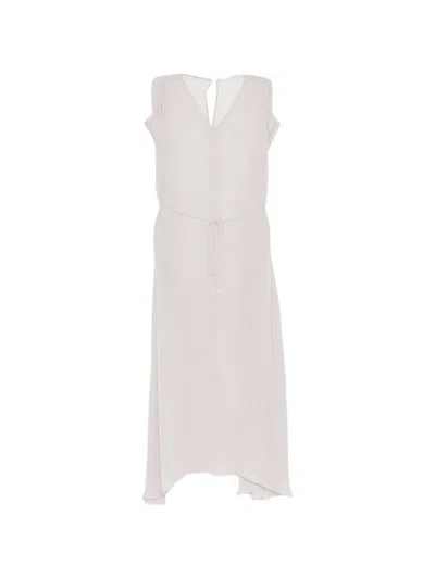 Yeareast V-neck Maxi Dress In Neutral