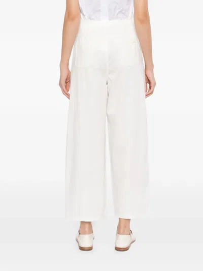 Yeareast Wide-leg Trousers In White