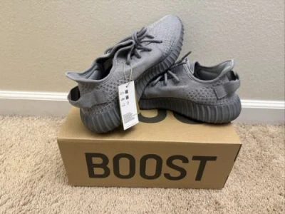 Pre-owned Yeezy 350 V2 Steel Grey 10.5 Ds In Gray