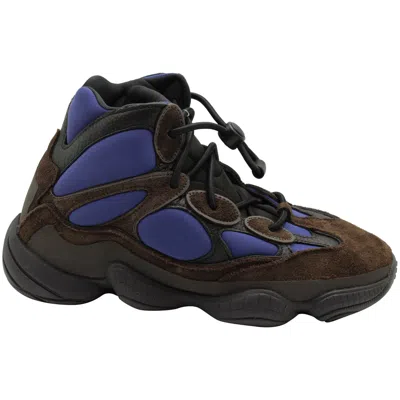 Yeezy 500 High Sneakers In Tyrian Synthetic In Black