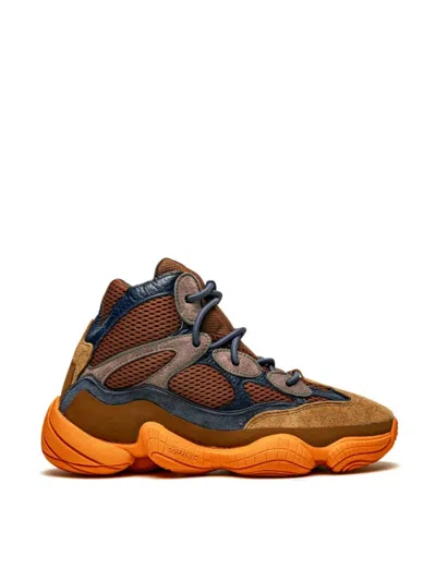 Yeezy Adidas  500 High Tactile Orange Sneakers In Brown