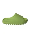 Yeezy Adidas  Slides In Glow Green Plastic In Green
