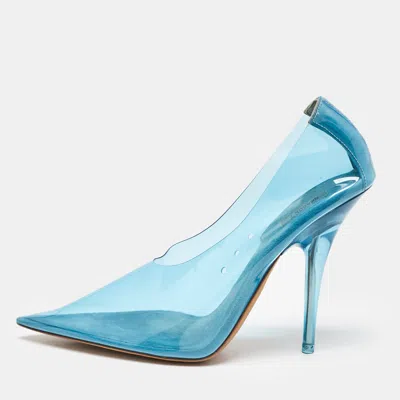 Yeezy Blue Pvc Toe Season 7 Pointed Pumps