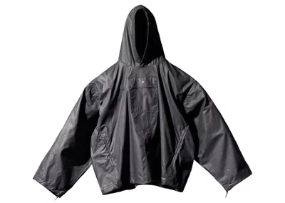 Pre-owned Yeezy Gap Coated Cotton Anorak In Jacket Black