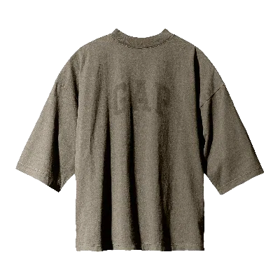 Pre-owned Yeezy Gap Engineered By Balenciaga Dove 3/4 Sleeve Tee 'beige' In Brown