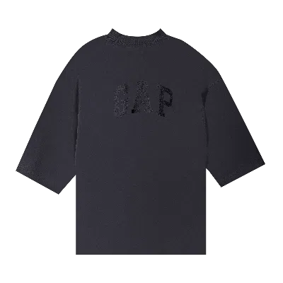 Pre-owned Yeezy Gap Engineered By Balenciaga Dove 3/4 Sleeve Tee 'black'