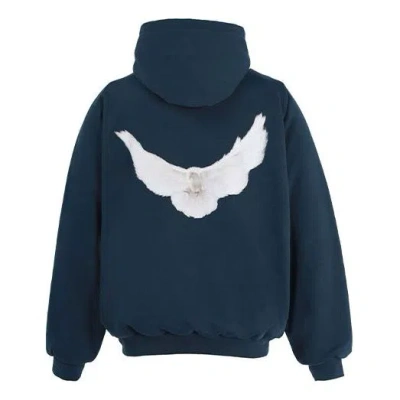 Yeezy Gap Engineered By Balenciaga Dove Hoodie 'dark Blue'