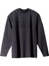 Yeezy Gap Engineered By Balenciaga Dove Long Sleeve Tee In Black