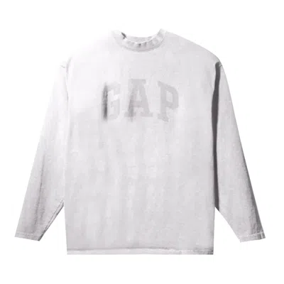 Pre-owned Yeezy Gap Engineered By Balenciaga Dove Long-sleeve Tee 'white'