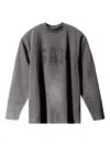 Yeezy Gap Engineered By Balenciaga Dove Long-sleeved T-shirt In Gray