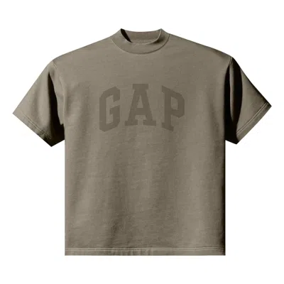 Pre-owned Yeezy Gap Engineered By Balenciaga Dove Short-sleeve Tee 'beige' In Brown