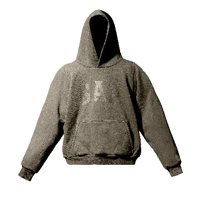 Pre-owned Yeezy Gap Engineered By Balenciaga Dove Shrunken Hoodie 'beige' In Tan