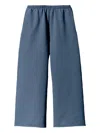 Yeezy Gap Engineered By Balenciaga Elasticated-waistband Fleece Track Pants In Blue