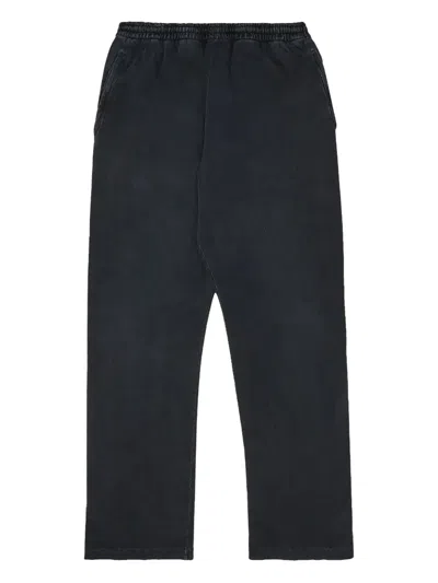 Yeezy Gap Engineered By Balenciaga Elasticated-waistband Fleece Track Pants In Blue
