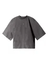 Yeezy Gap Engineered By Balenciaga Logo-embroidered T-shirt In Gray