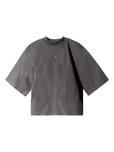 Yeezy Gap Engineered By Balenciaga Logo-embroidered T-shirt In Gray
