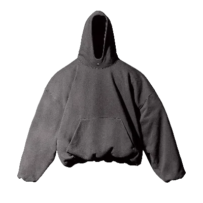 Pre-owned Yeezy Gap Engineered By Balenciaga Logo Hoodie 'black'