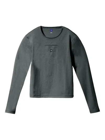 Yeezy Gap Engineered By Balenciaga Long-sleeved T-shirt In Gray