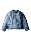 Yeezy Gap Engineered By Balenciaga Mock-neck Padded Sweatshirt In Blue
