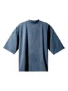 Yeezy Gap Engineered By Balenciaga Mock-neck T-shirt In Blue