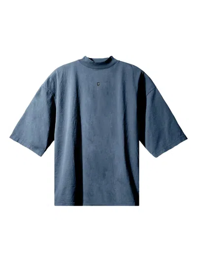 Yeezy Gap Engineered By Balenciaga Mock-neck T-shirt In Blue