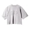 Yeezy Gap Engineered By Balenciaga Ss22 Dove No Seam T-shirt 'white' In Gray