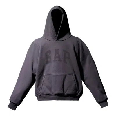 Yeezy Gap Engineered By Balenciaga Ss22 Dove Shrunken Hoodie 'black' In Gray