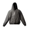Yeezy Gap Engineered By Balenciaga Ss22 Dove Shrunken Hoodie 'gray' In Black